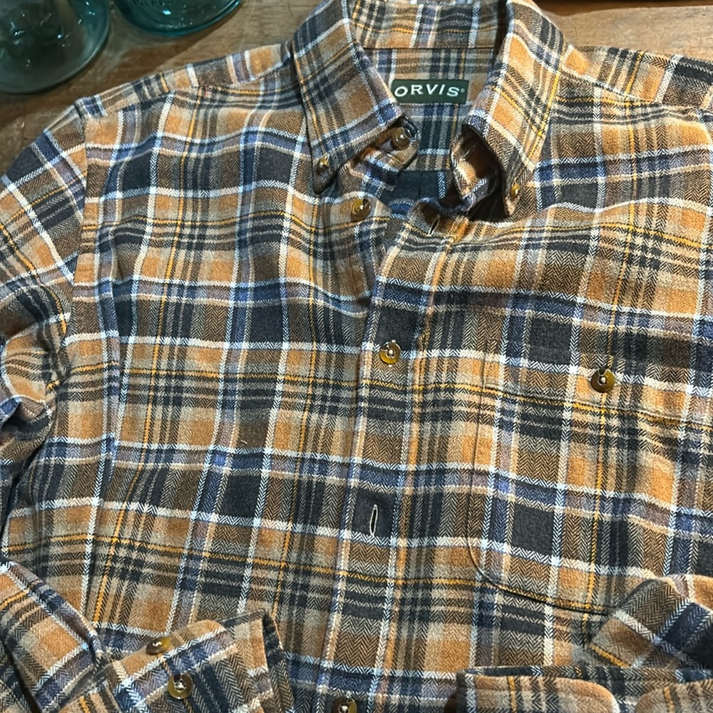 NWOT Orvis flannel Shirt